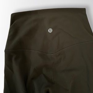 Lululemon Align crop olive green size 2